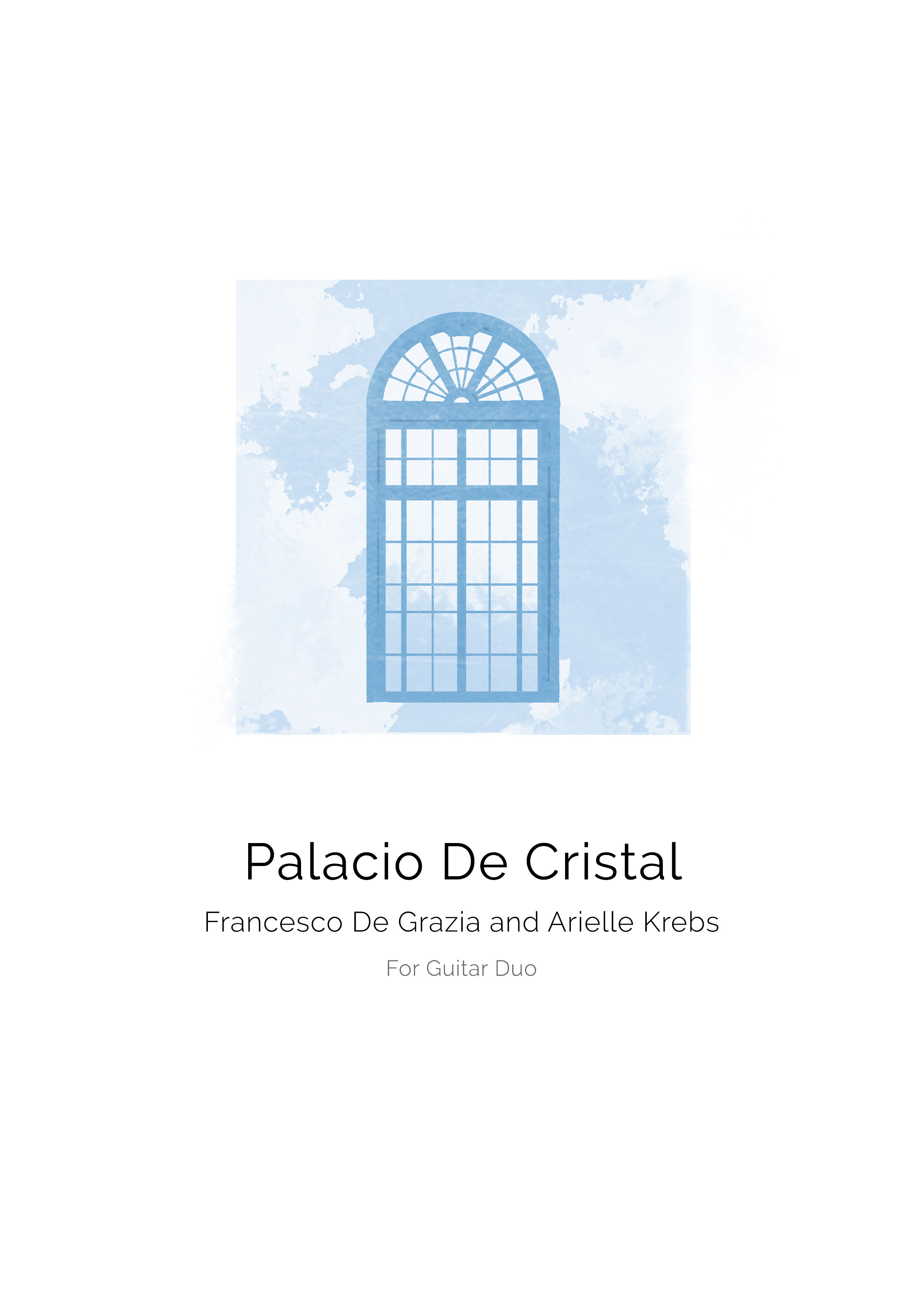 Palacio De Cristal - Score for Guitar Duo (Digital Sheet Music Download)