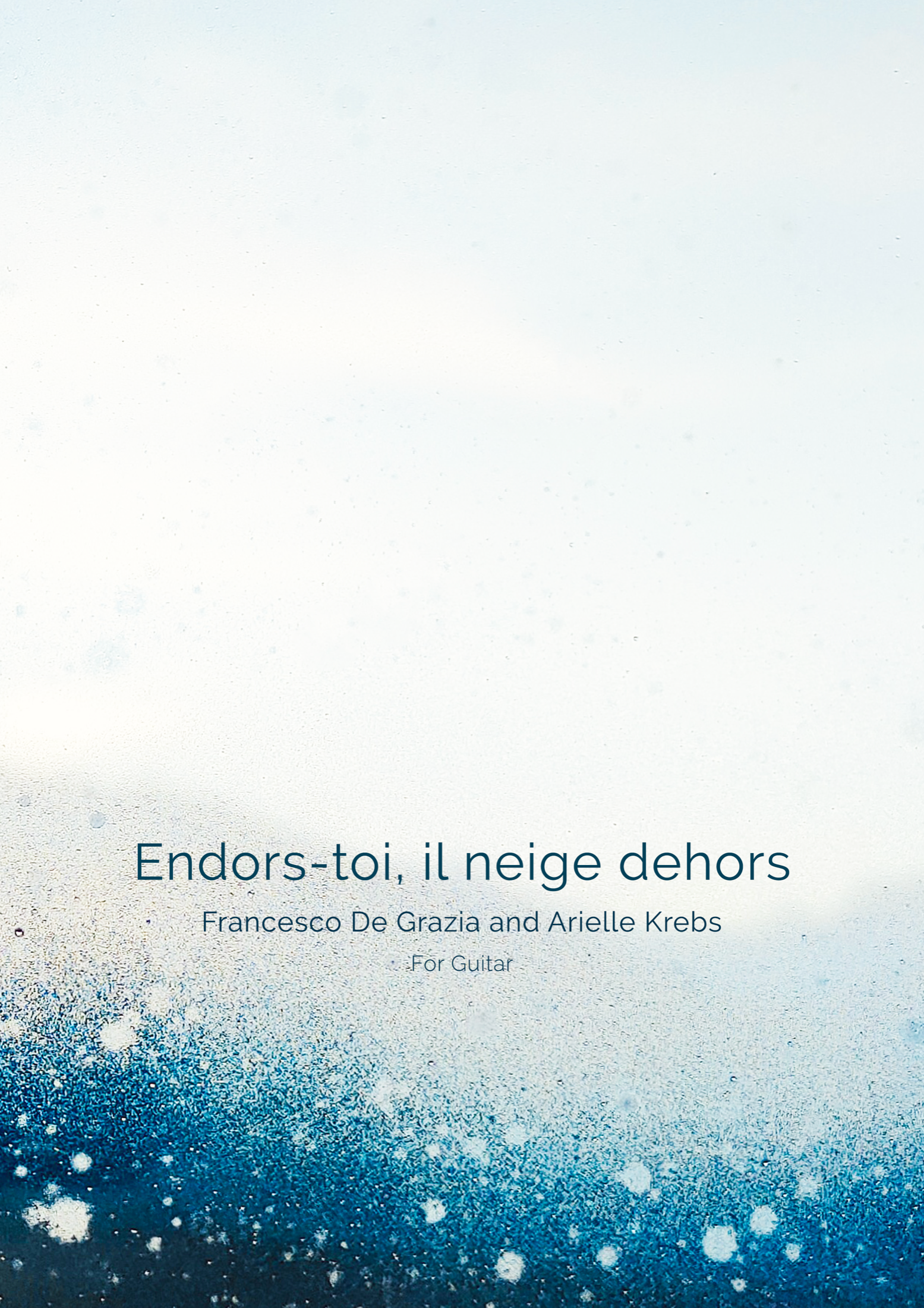 Endors-toi, il neige dehors - Solo Guitar Score (Digital Sheet Music Download)