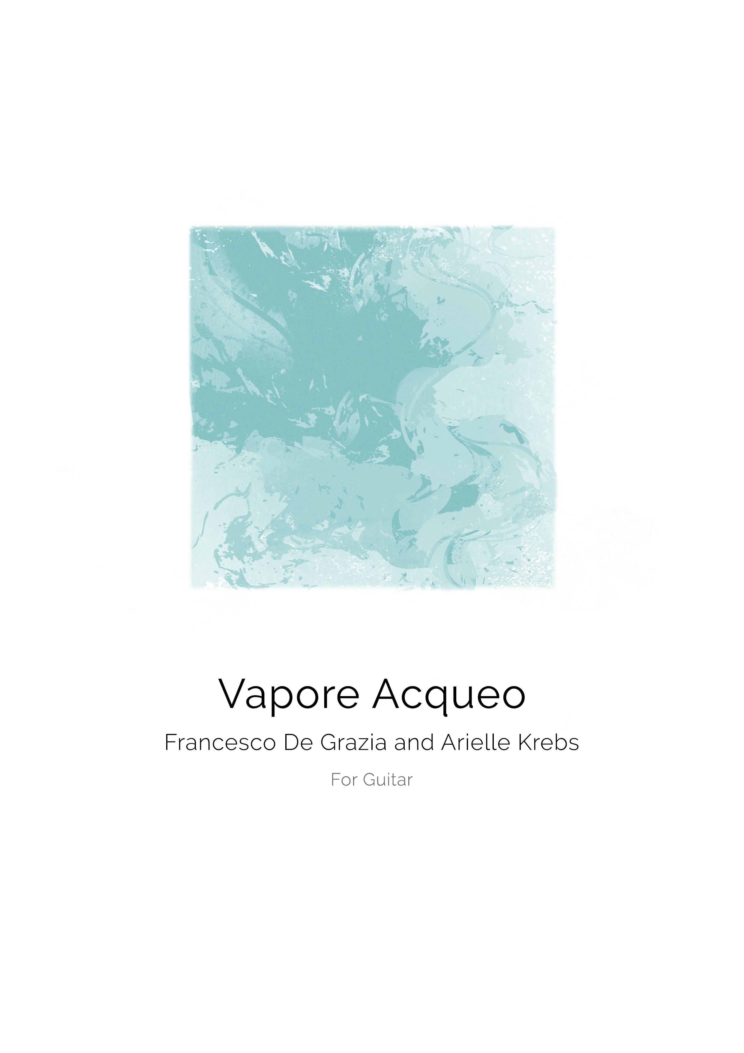 Vapore Acqueo - Solo Guitar Score (Digital Sheet Music Download)