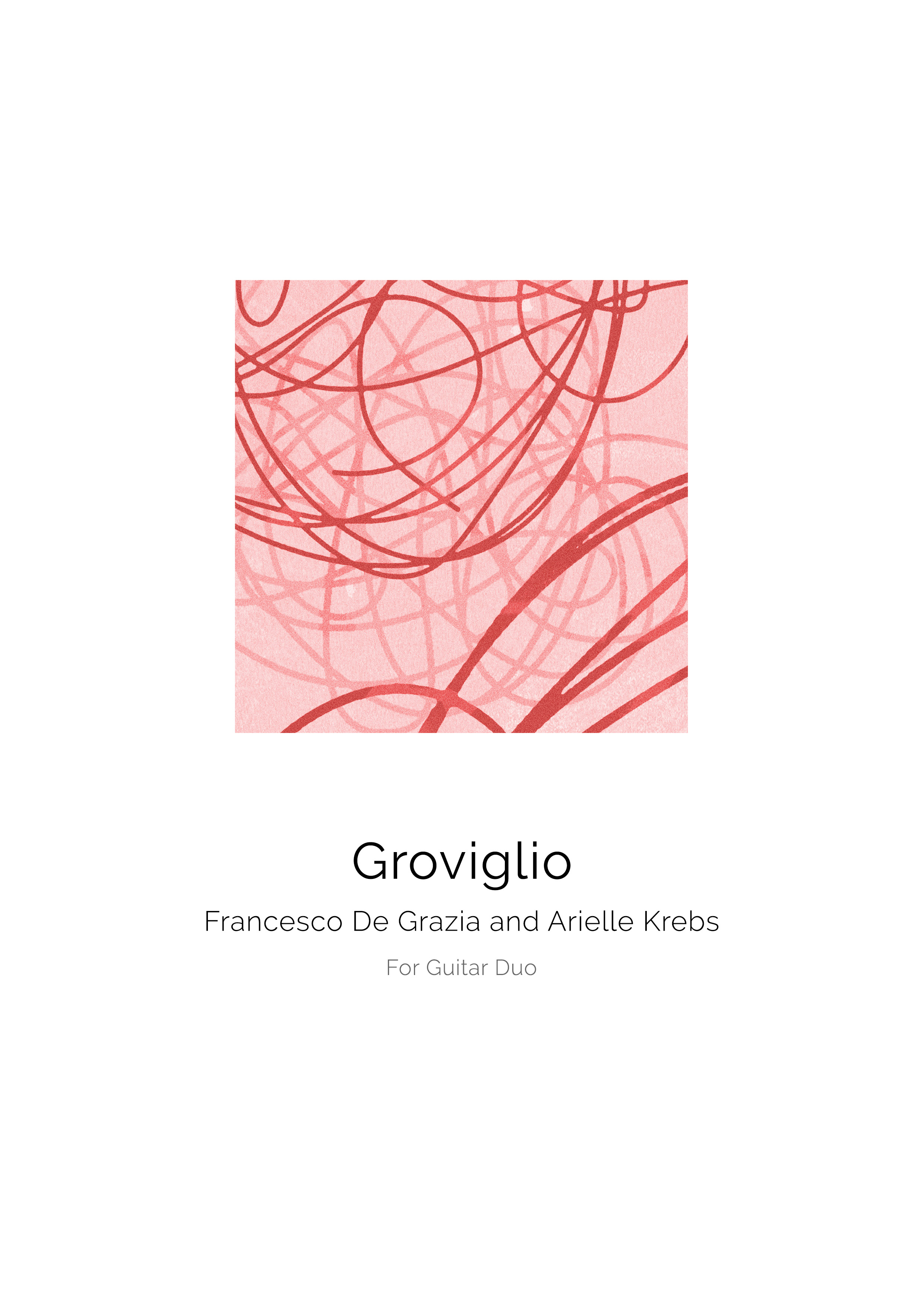 Groviglio - Score for Guitar Duo (Digital Sheet Music Download)