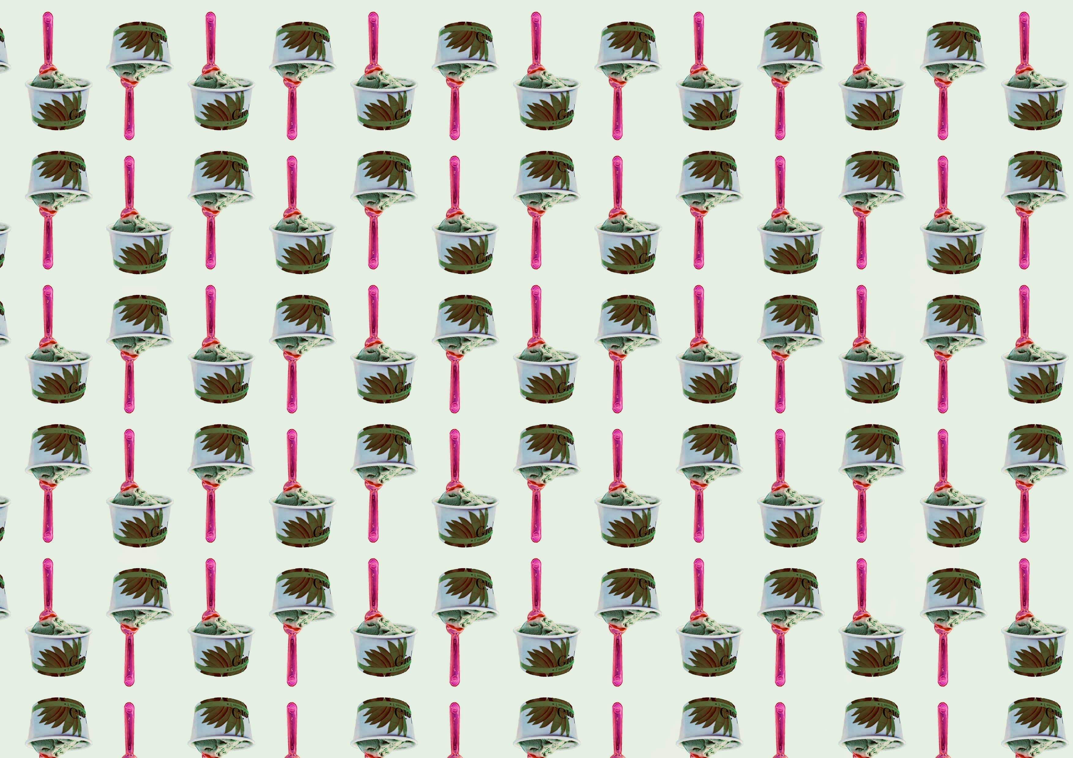 Creating my own paper designs.
Gelato.