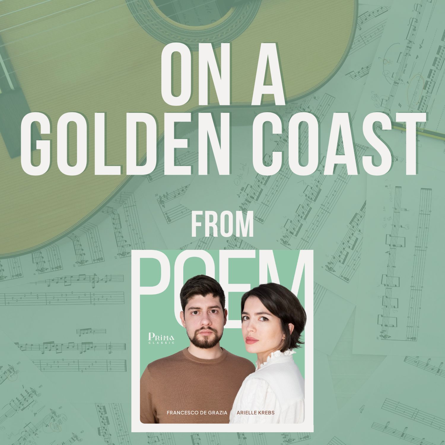 On a Golden Coast - Solo Guitar Score (Digital Sheet Music Download)